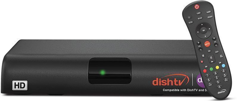 Dish Dish TV Only HD Set Top Box | DTH Connection | 1 Month Flexi HD Pack (Hindi) + Prime Lite Subscription | 1080p Full HD | Free Installation | Service - Flipkart Deal