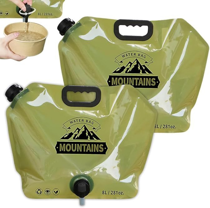 Shikshapatri Shikshapatri 8 Liter Folding Water Storage Bag Pouch for Cycling, Picnic, Outdoor Camping Gym Duffel Bag - Flipkart Deal