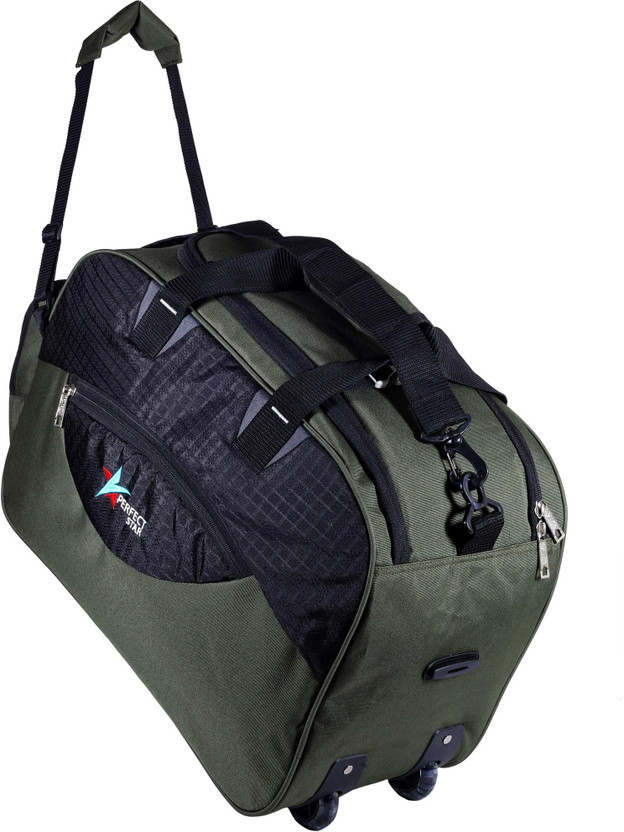 PERFECT STAR LIGHT WEIGHT TOP QUALITY BRANDED PRODUCT TRAVEL DUFFEL BAG Duffel With Wheels (Strolley)