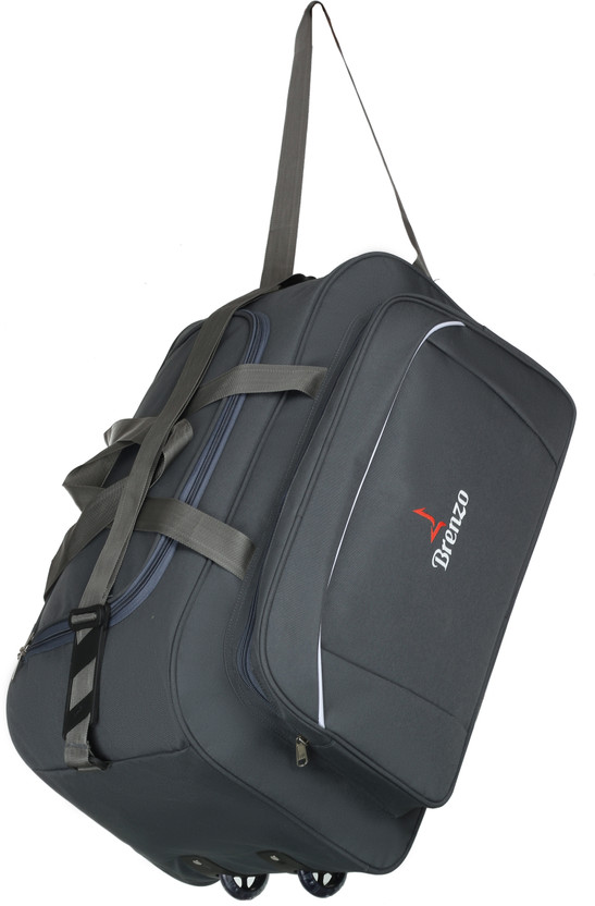Brenzo (Expandable) Travelling bag for men & Women Luggage bags Cabin Size Duffle bag Unisex Duffel With Wheels (Strolley)