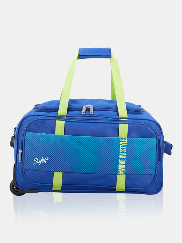 SKYBAGS CULT DFT 62 (E) BLUE Duffel With Wheels (Strolley)