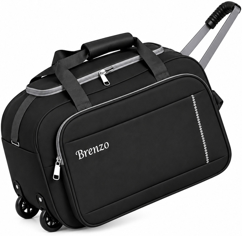 Brenzo Brenzo (Expandable) Premium 75L Unisex Travel bag men Luggage Duffle bag Cabin Travelling Bag Duffel With Wheels (Strolley) - Flipkart Deal