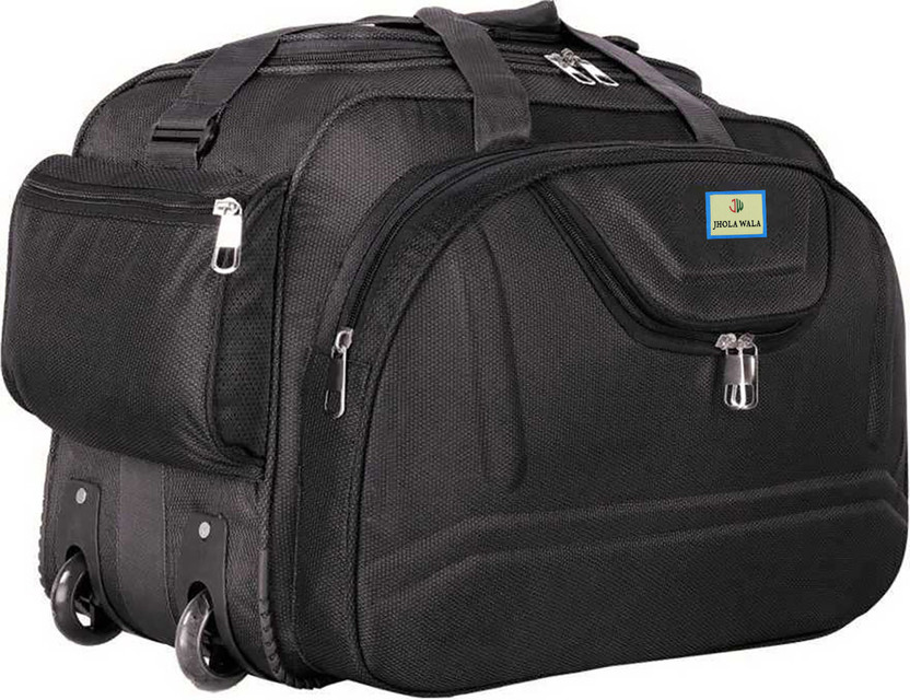 Jholawala (Expandable) 60 L Strolley Duffel Bag -Waterproof Polyester Regular Capacity Duffel With Wheels (Strolley)