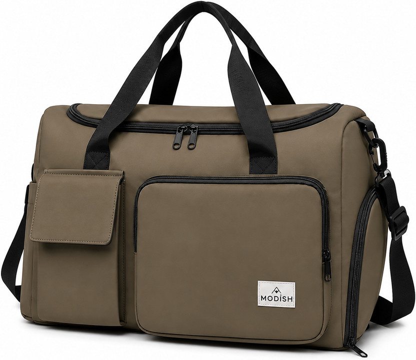 MODISH (Expandable) Gym bag 45L travel large capacity portable foldable bag, carry luggage Gym Duffel Bag