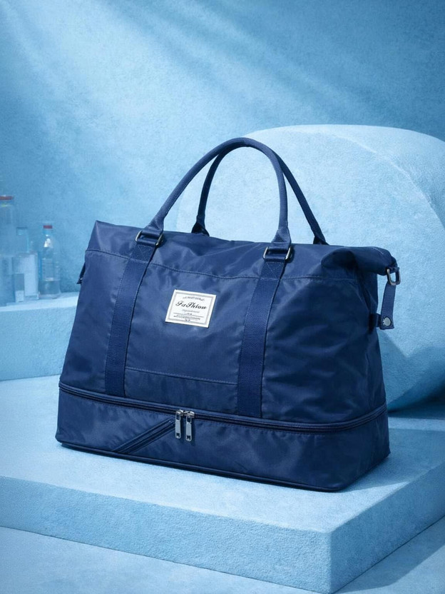 Veara Veara (Expandable) 45L Hand Duffle Bag - Blue Large Capacity Duffel Without Wheels - Flipkart Deal