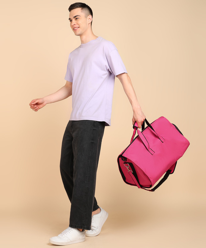 FUOCO (Expandable) Covertible foldable travel trips trolly duffel bag for men women Duffel With Wheels (Strolley)