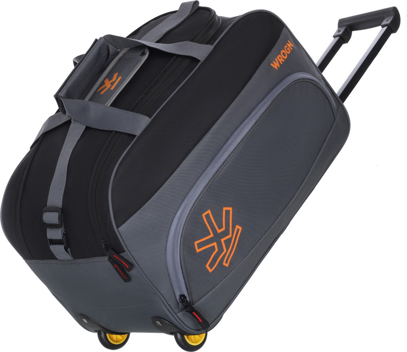 WROGN (Expandable) DOUBLE COLLAB COLOURS EXPANDABLE TROLLEY WEEKENDER Duffel With Wheels (Strolley)