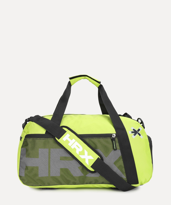 HRX by Hrithik Roshan Unisex Gym Duffle Bag With Shoe Compartment & Slot For Yoga Mat Gym Duffel Bag