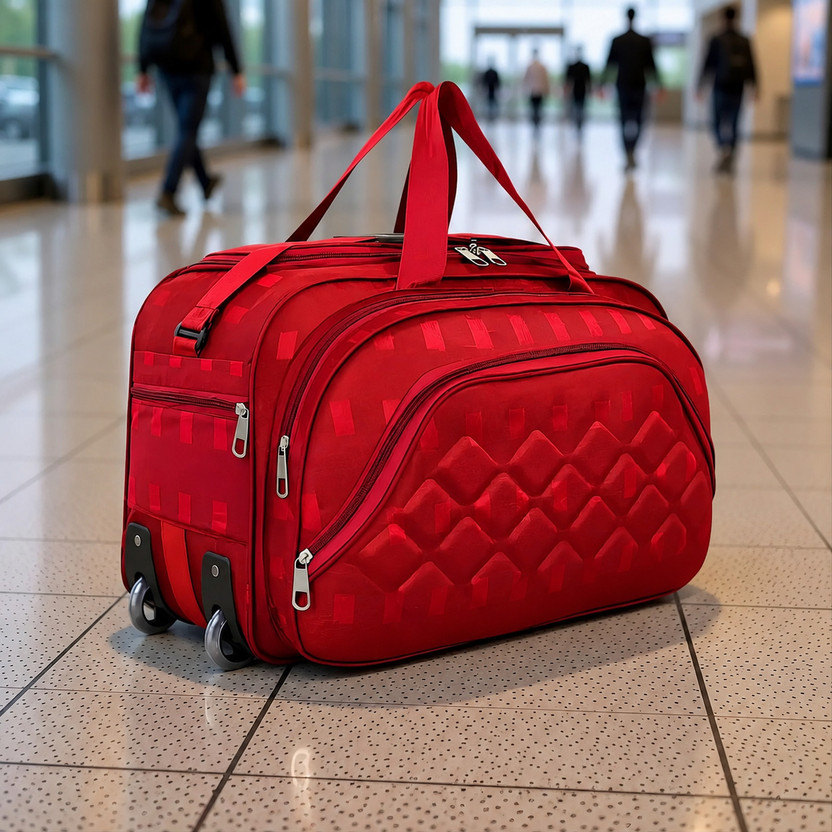 Travel Bags (Expandable) Travelling Bags Duffle Trolley Fabric Travel Wheel Bags Duffel With Wheels (Strolley)