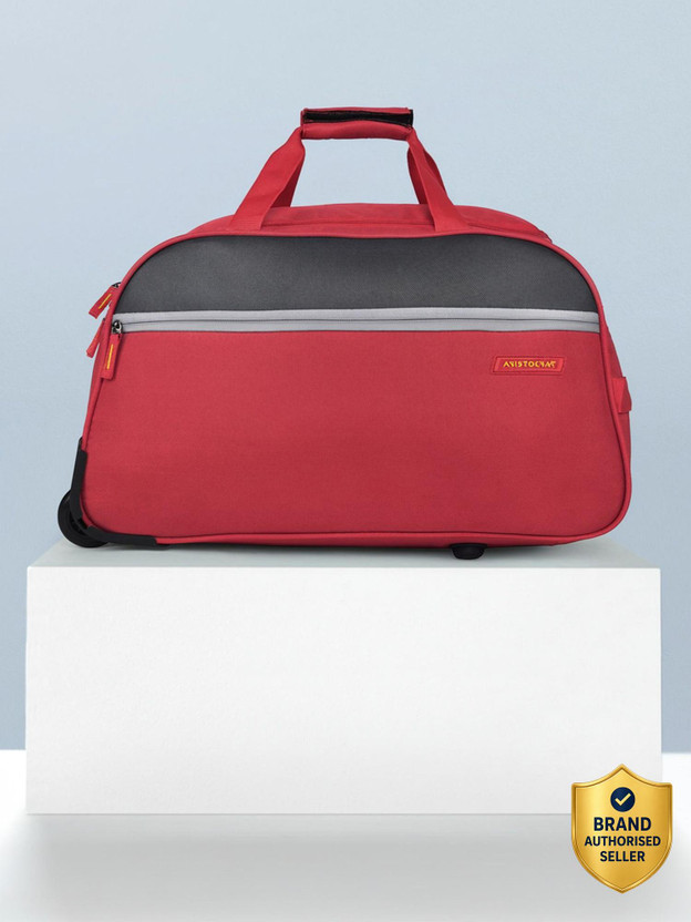 ARISTOCRAT Enigma Polyester Softsided Cabin size 2Wheels Duffel With Wheels (Strolley)