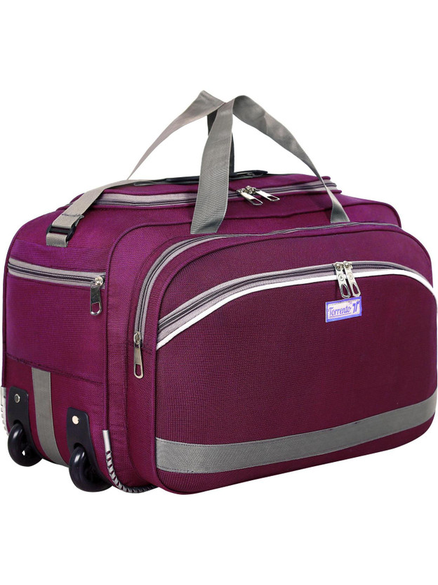 TORRENTO TORRENTO (Expandable) 55 L DUFFLE BAGS HEAVY PREMIUM QUALITY TRAVEL LUGGAGE MEN WOMEN TRAVELLING AIR Duffel With Wheels (Strolley) - Flipkart Deal