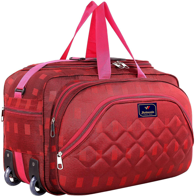 Jholawala Jholawala (Expandable) Lifestyle Luggage and Travel Accessories/Duffle Bag/duffel with wheels/polyester Duffel With Wheels (Strolley) - Flipkart Deal