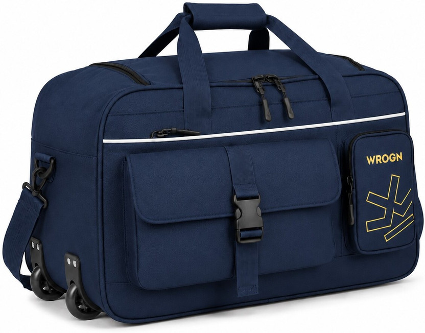 WROGN (Expandable) Luggage & Travel bags For Men-Women Cabin Tour bags Duffel With Wheels (Strolley)