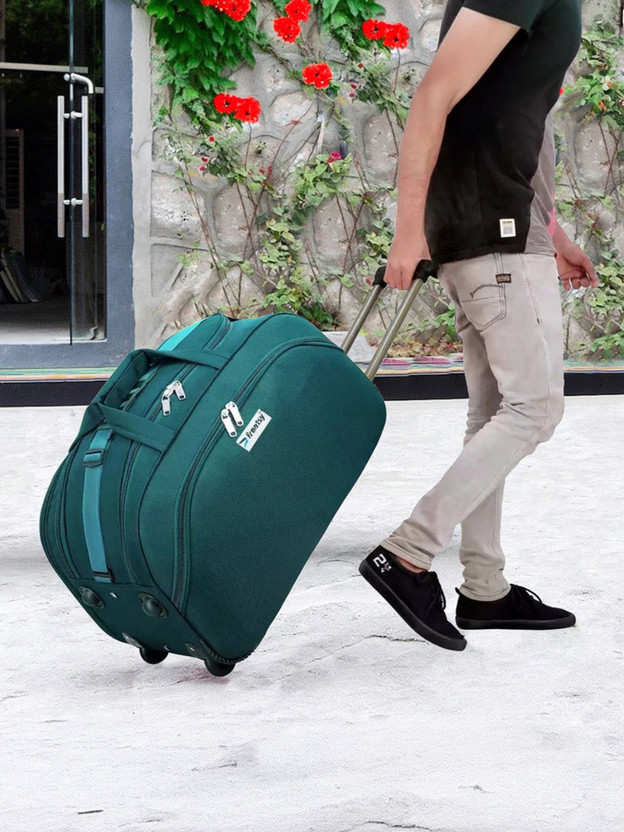 Frontsy (Expandable) 24 inch Travel Luggage Cabin Waterproof Duffel With Wheels (Strolley)
