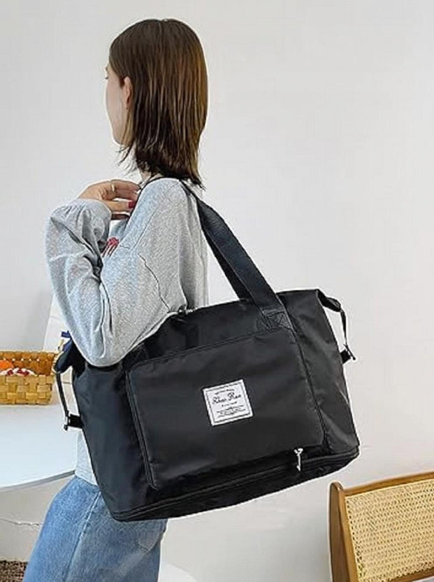 Sylviyaz Sylviyaz (Expandable) Waterproof Duffel Gym Tote Bag,Weekender Carry On Overnight Bags Duffel Without Wheels - Flipkart Deal
