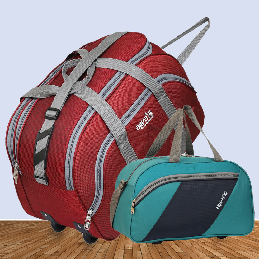 Blue Blue Star Luggage (Expandable) WDB-1172 and DB-1150 Stylish Duffle Combo High-Quality Duffel With Wheels (Strolley) - Flipkart Deal
