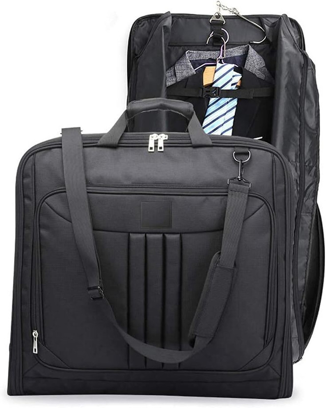 HANDCUFFS Convertible Large Carry On Garment, Laptop Bag for Travel with Shoulder Strap Duffel Without Wheels
