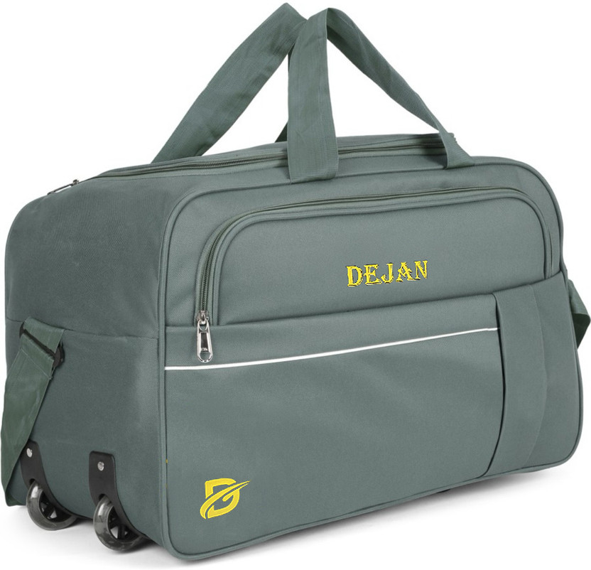 Dejan (Expandable) Duffle Trolley Bag Luggage Bag 24 Inch Travel Bag With Wheels Strolley 70L Duffel With Wheels (Strolley)
