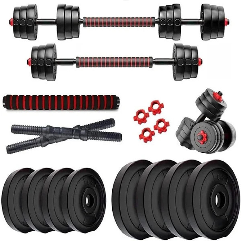 ASU FIT 10 KG ADJUSTABLE DUMBBELL WITH CONNECTED BAR Adjustable Dumbbell(10 kg)