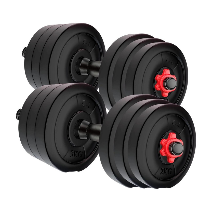 AMAN AMAN FIT 20KG (2KG X 4 + 3KG X 4) Dumbbell Combo Set Adjustable Dumbbell(20 kg) - Flipkart Deal