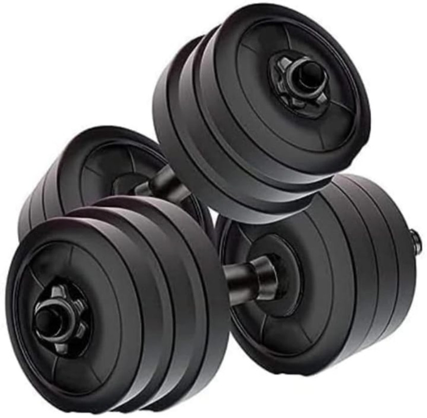 GEETAFITNESS 10 KG adjustable dumbbell set (2.5 x 4 plates) gym set combo Adjustable Dumbbell(10 kg)
