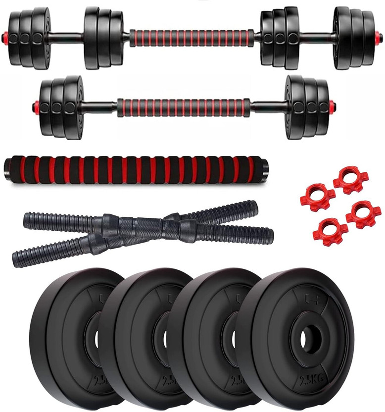 Adrenex Convertible Dumbbells Kit 10 Kg For Home Gym Adjustable Dumbbell(10 kg)