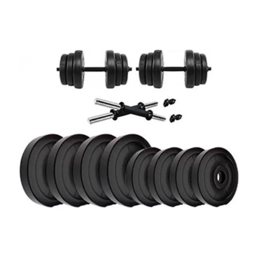 fitwell Fitness with 2 Rods Home Gym Adjustable Adjustable Dumbbell(20 kg)