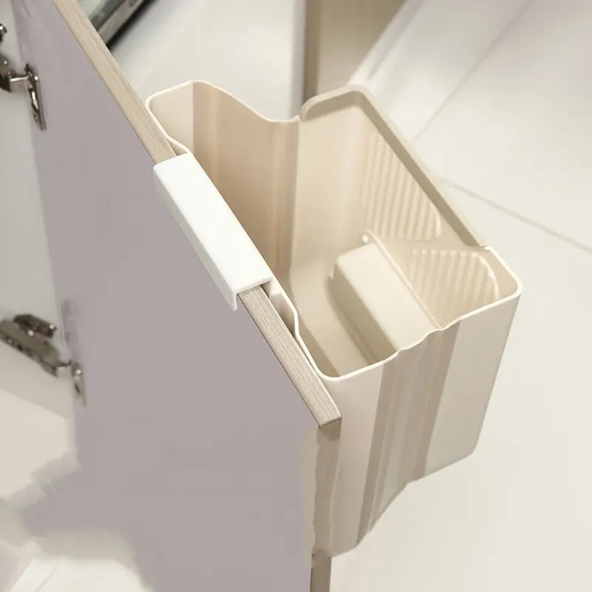 S1Store Foldable Waste Bin for Kitchen Cabinet and Bathroom Use Silicone Dustbin(Multicolor)