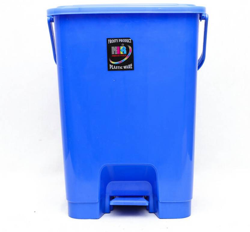 KKR INDUSTRIES RECTANGULAR PLASTIC PEDAL BIN 15 LITRES Plastic Dustbin ...
