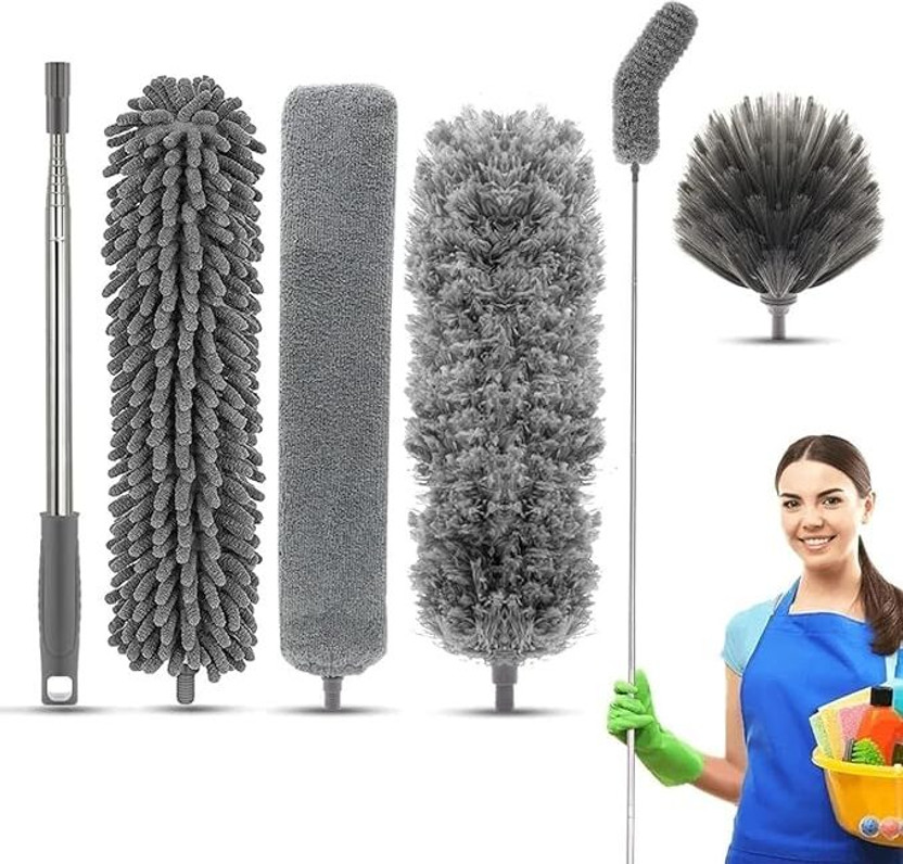 SathiEnterprise Feather Duster Cleaning Kit Wet and Dry Duster Set