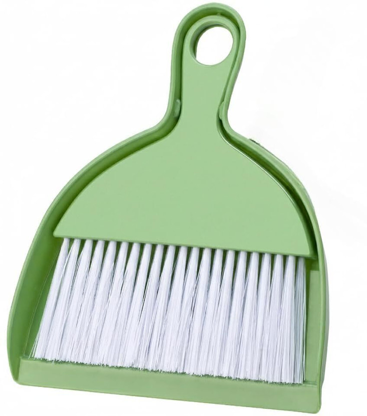 Aayal Enterprise Mini Broom with Dustpan Mini Dustpan and Brush Set, Hand Broom Cleaning Tool Plastic Dustpan(Multicolor)