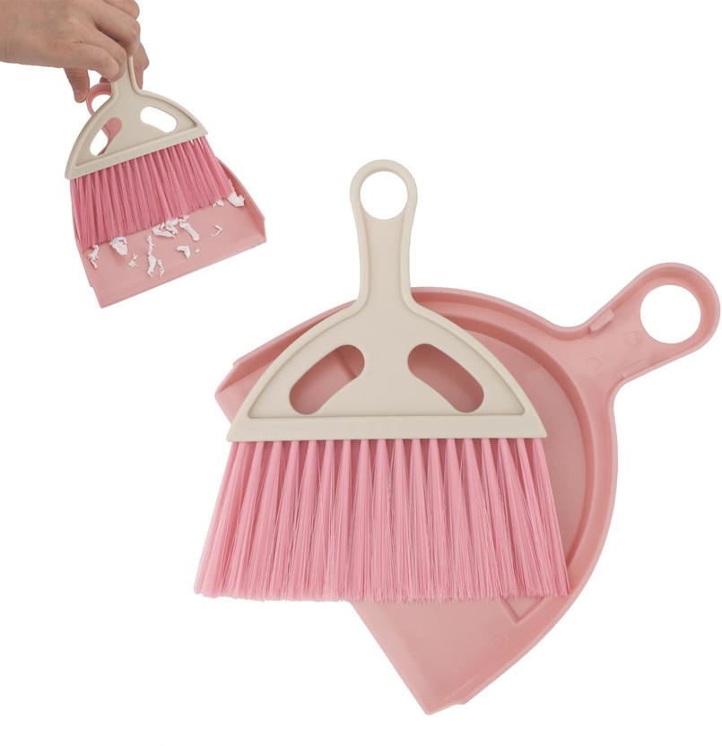 Cartlix Cartlix Mini Broom with Dustpan Mini Dustpan and Brush Set, Hand Broom Cleaning Tool Plastic Dustpan(Multicolor) - Flipkart Deal