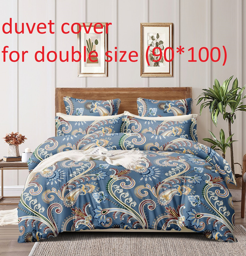YUTERA Double Cotton Duvet Cover(Multicolor)