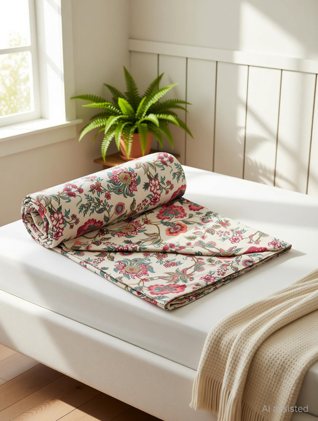 RRC Double Polycotton Duvet Cover(Maroon)