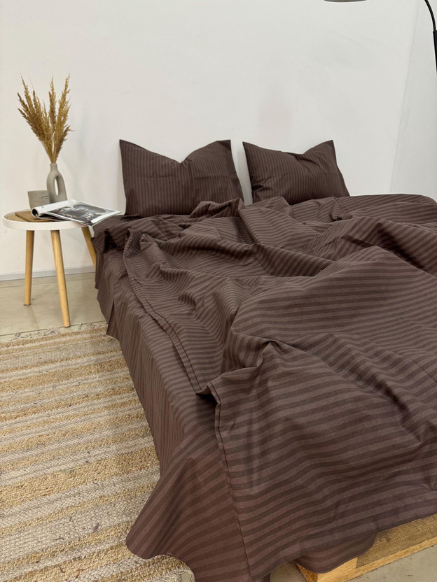 GoyalBedding Double, King, Queen Cotton Duvet Cover(Brown)