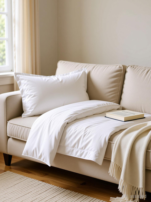 lacoza Single Cotton Duvet Cover(White)