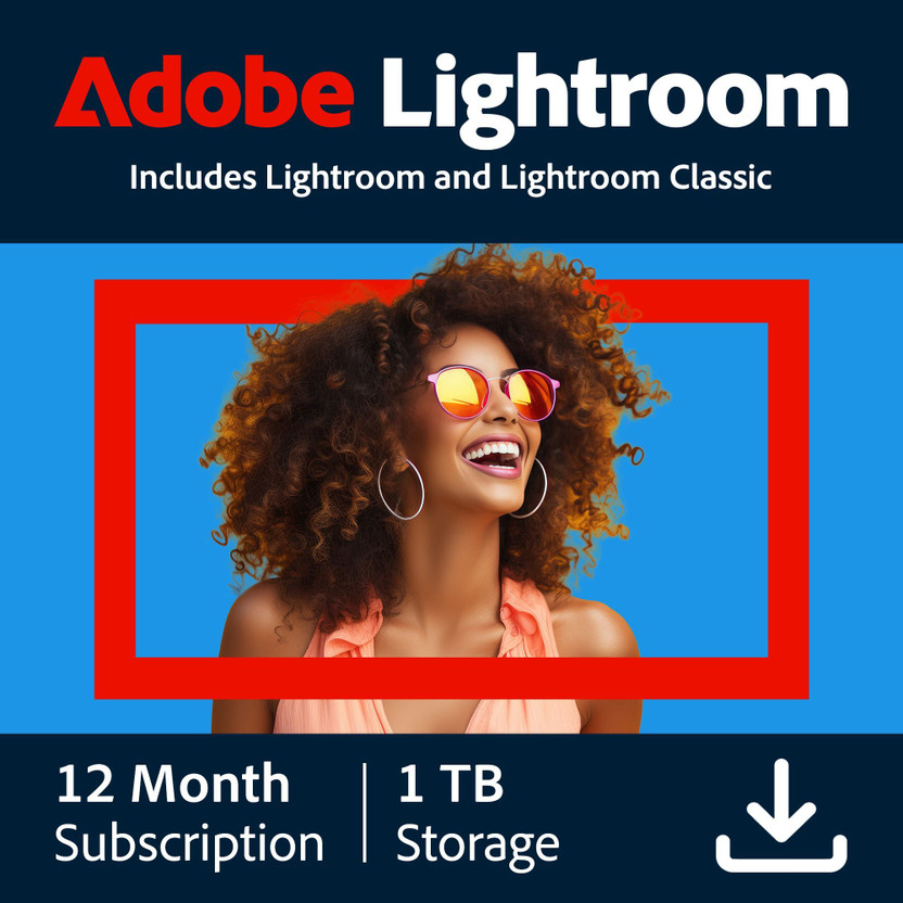 Adobe Lightroom | 12-Month Subscription | Email Delivery Digital Gift Card