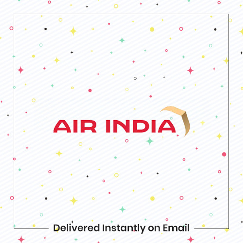 Air India Flights Digital Gift Card