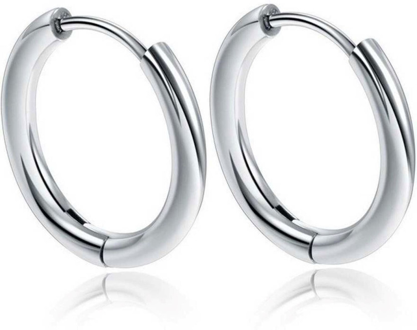 shivay Mens Jewellery Valentine Multi Silver Bali Stud Hoop earrings for men/ Ear rings Combo For Men / Gents / Boys / unisex Non-Piercing Ear mens jewellery Salman khan style Earrings Cubic Zirconia Copper, Brass, Stainless Steel Stud Earring, Earring Set, Magnetic Earring, Hoop Earring, Clip-on Ea