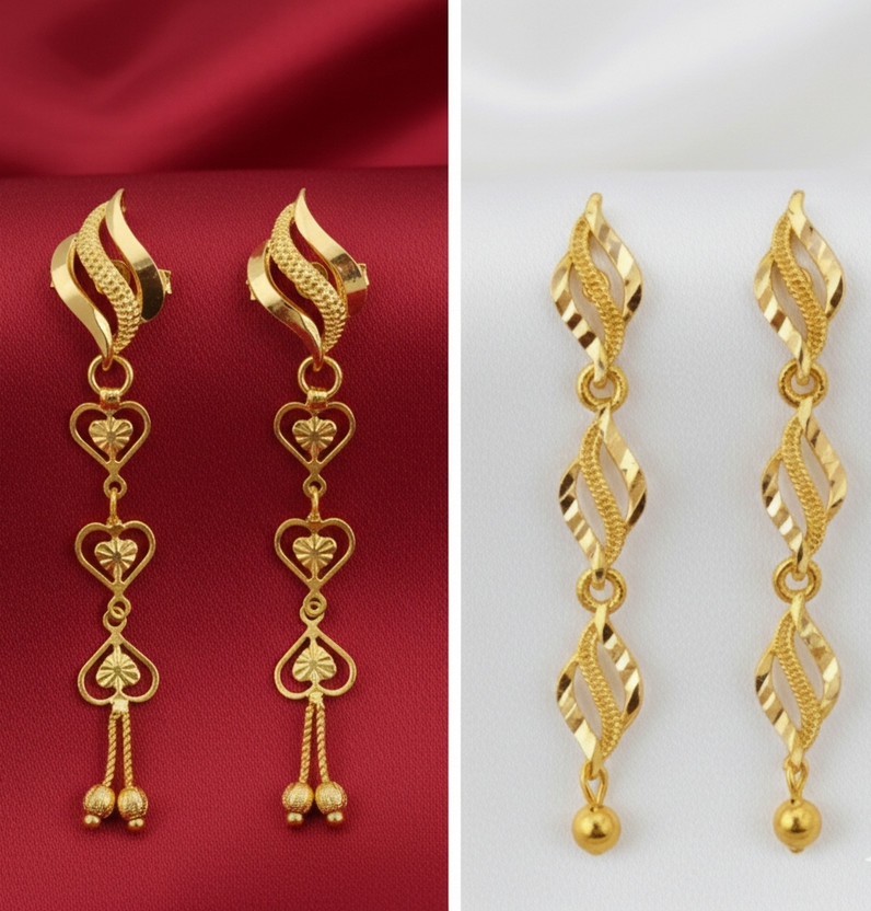 Tarannum fashion store Suidhaga Brass Drops & Danglers
