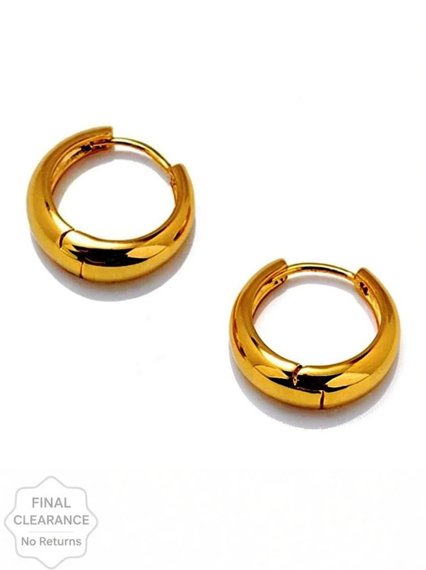 ISET ISET Gold Mens Bali Ear rings Metal Hoop Earring - Flipkart Deal