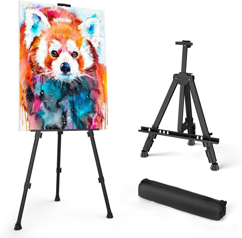 DiMoris Metal, Aluminium Multiple Purpose Easel(Display, Field, Studio)