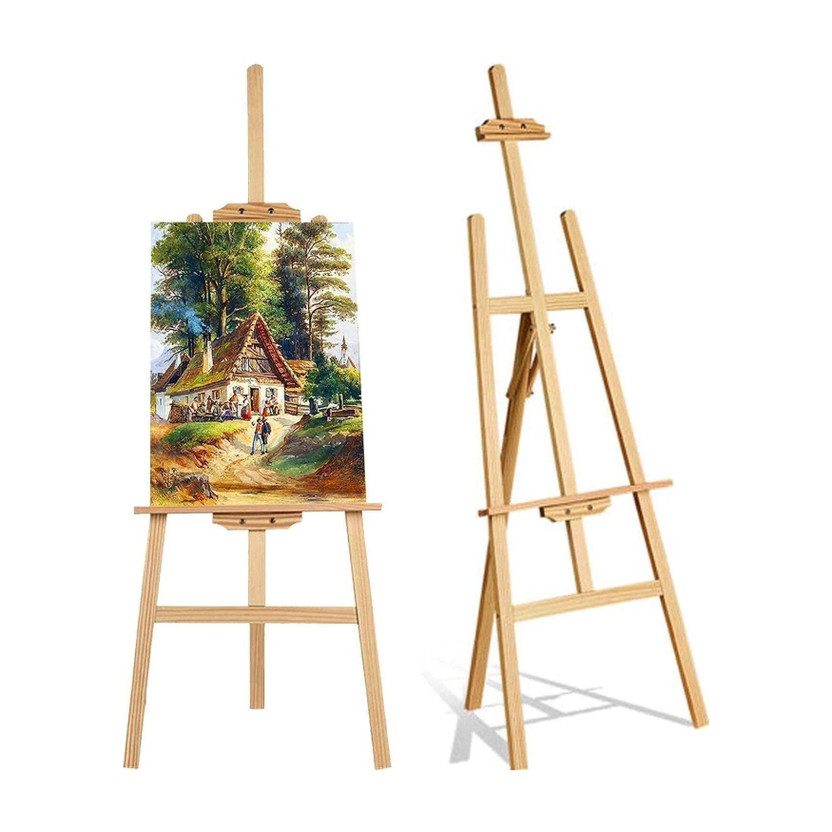 Qatalitic Wooden Tripod Easel(Display, Facilitation, Studio)
