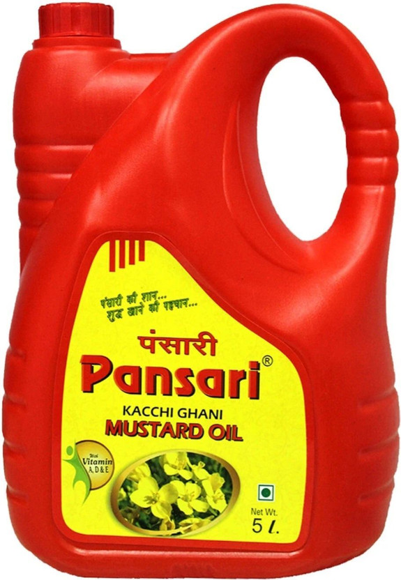 Pansari Kacchi Ghani Mustard Oil Mustard Oil Can(5 L)
