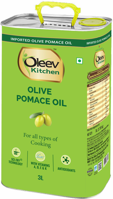 Oleev Imported Pomace Olive Oil Tin(3 L)