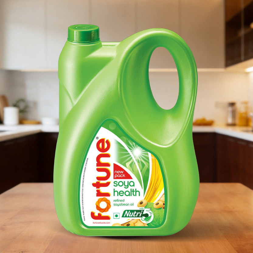 FORTUNE Soya Health Refined Soyabean Oil(5 L)