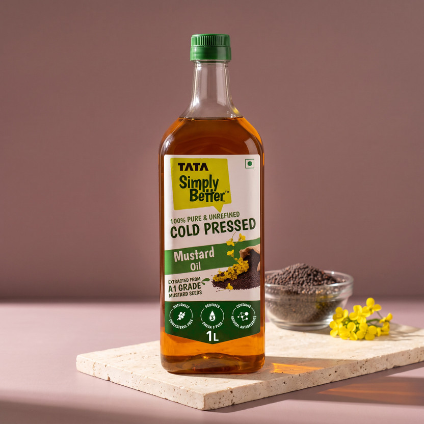 Tata Tata Simply Better Cold Pressed Mustard Oil(1 L) - Flipkart Deal