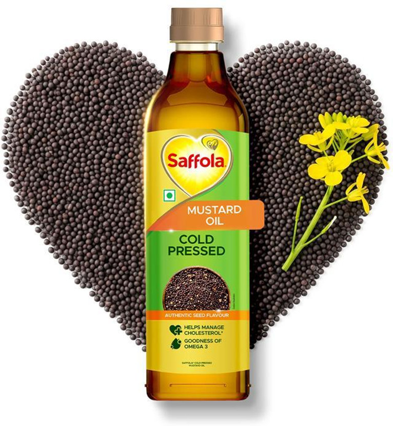 Saffola Cold Pressed Mustard Oil(1 L)