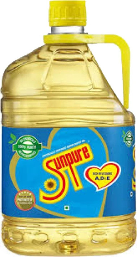 Sunpure Refined Sunflower Oil Can(5 L)