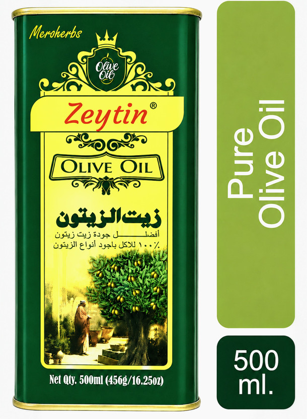 MEROHERBS MEROHERBS Zeytin 100% Pure Olive Oil | Natural, Multipurpose & Premium for Cooking & Care Olive Oil(500 ml) - Flipkart Deal